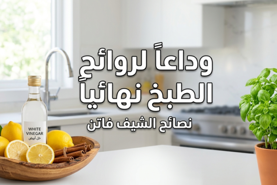 وداعاً لروائح الطبخ المزعجة: دليل شامل لمطبخ يفوح بالانتعاش